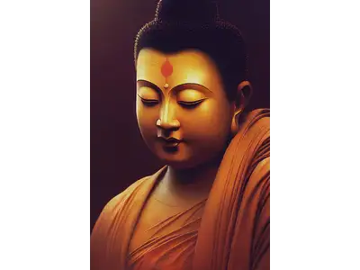 Wandbild und Fototapete mit einem dekorativen Motiv mit dem Titel Buddha in der Max Steinwald Art Galerie