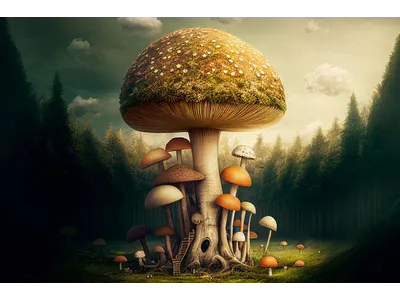 Wandbild und Fototapete mit einem fantastischem Motiv mit dem Titel Der Geschichtenerzähler in der Max Steinwald Art Galerie