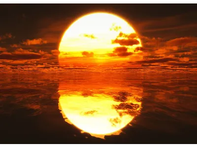 Wandbild und Fototapete mit einem Landschaftsmotiv mit dem Titel Sonnenuntergang Hawaii XXL in der Max Steinwald Art Galerie